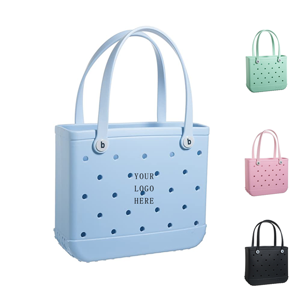 Waterproof Washable Beach Sports Tote Bag With Holes