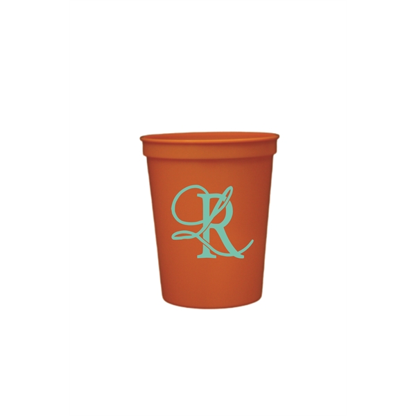16oz. Orange Stadium Cups