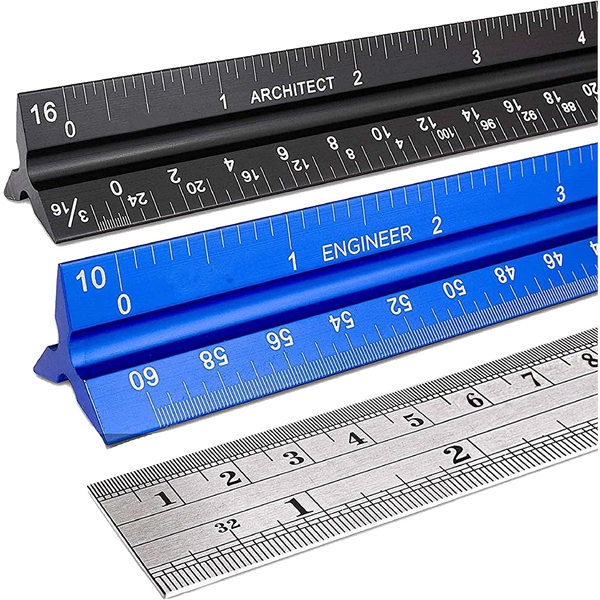 12 Inch Architectural&Engineering Scale Ruler Set