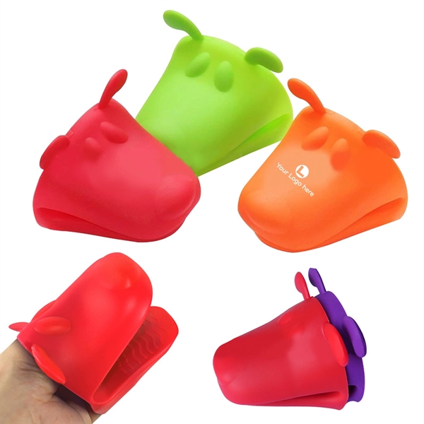 Dog Head Shaped Mitt Pot Holder 