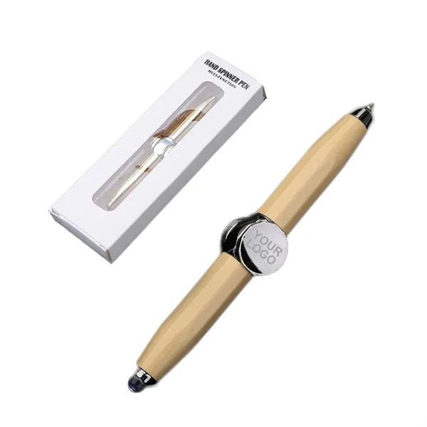 LED Fingertip Gyro Ballpoint Pens