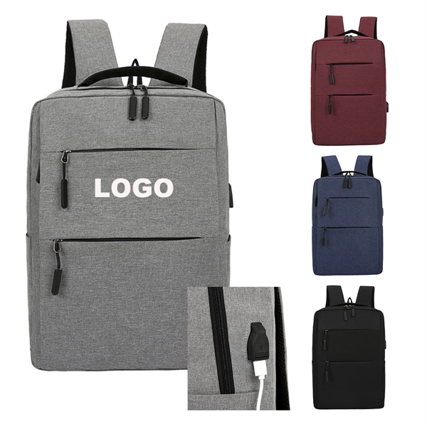 Deluxe Laptop Backpack With Charger Port