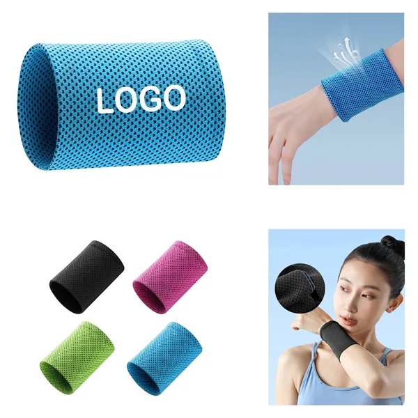 Cooling Wrist Sweatband Sport Wristbands