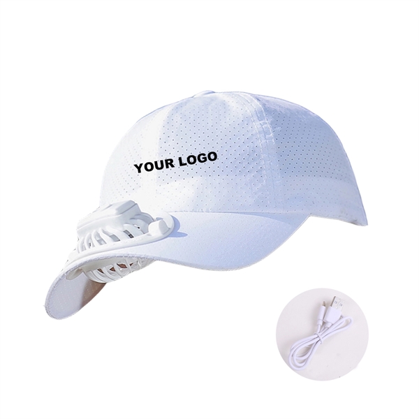 USB Charging Fan Bathball Cap