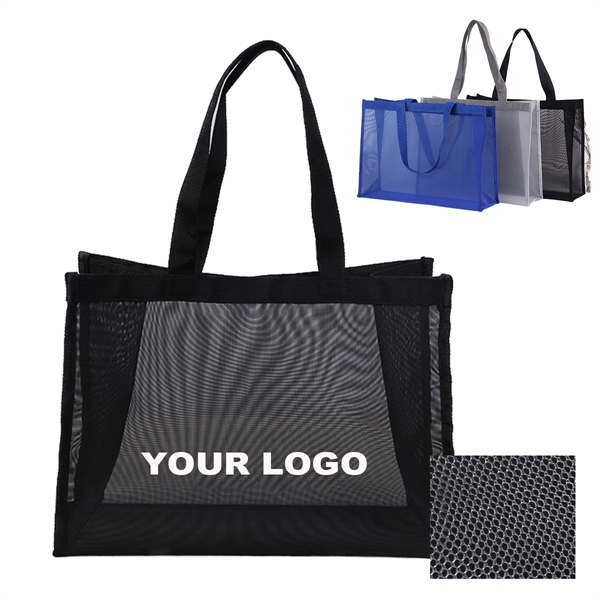Custom Mesh Shopping Tote Bag