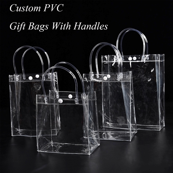 Custom PVC Gift Tote Bags with Handles