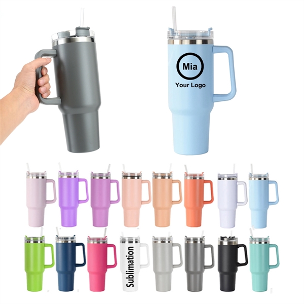 40 Oz. Double Wall  Stainless Steel Tumbler Quencher V1.0