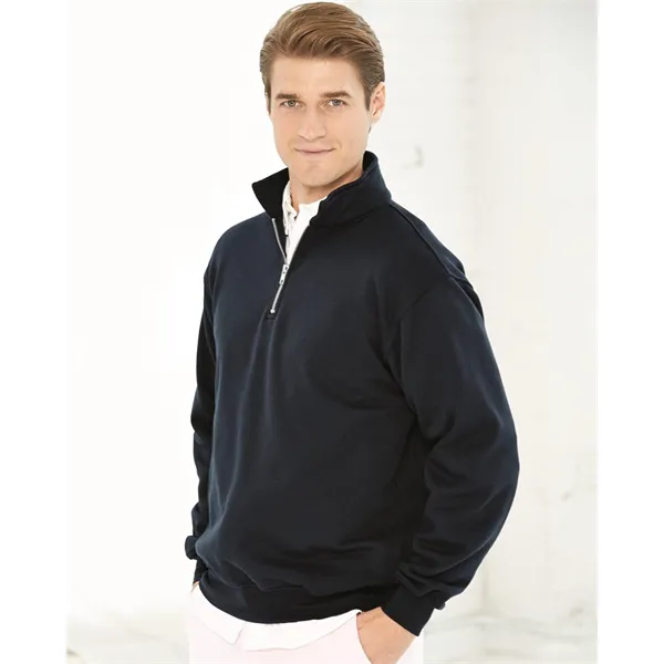 Bayside Unisex USA-Made Quarter-Zip Sweatshirt