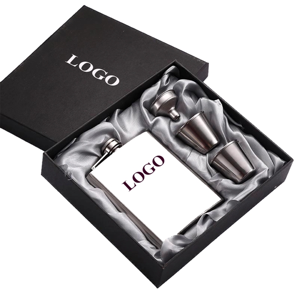 Stainless Steel 7oz Wine Jug Funnel With Two Glass Set