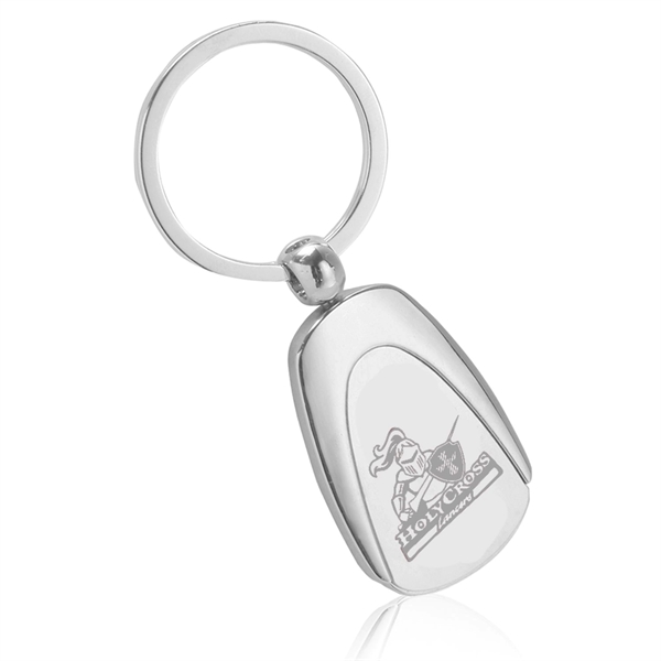 Silver Chrome Metal Keychains