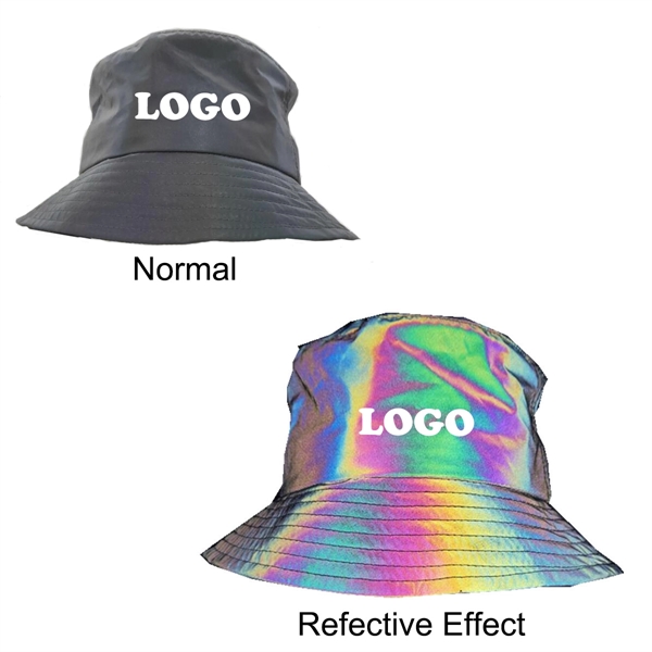 Custom Rainbow Reflective Bucket Hat