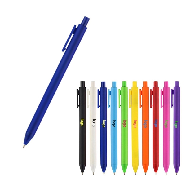 Frosted Plastic Retractable Gel Pens