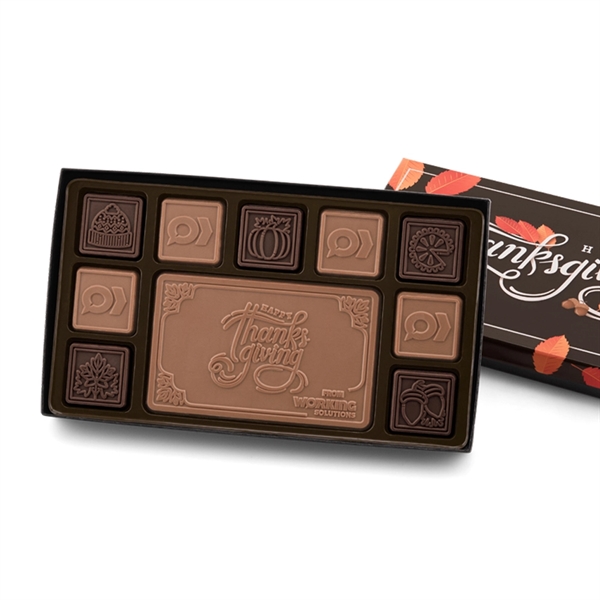 38-Piece Chocolate Ensemble Gift Set with Classic Packaging