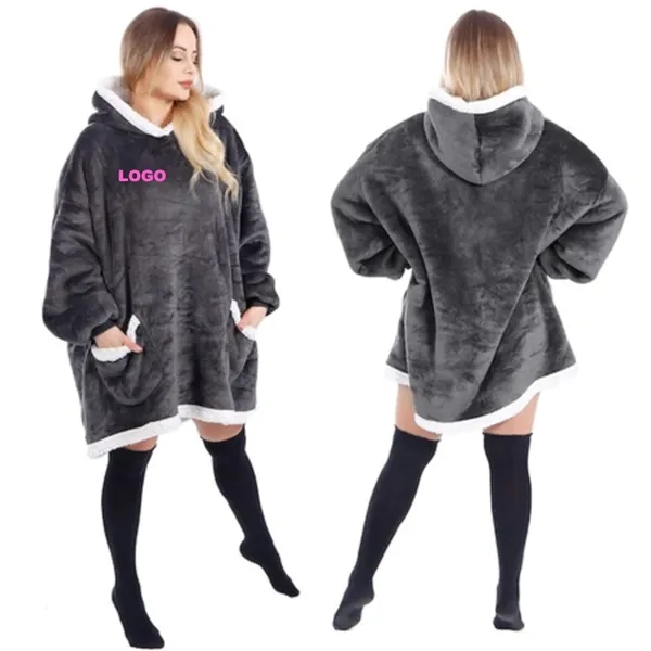 Oversized Lazy Blanket Pullover Hoodie