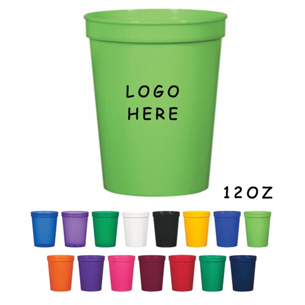 12OZ Reusable Square Stadium Cup