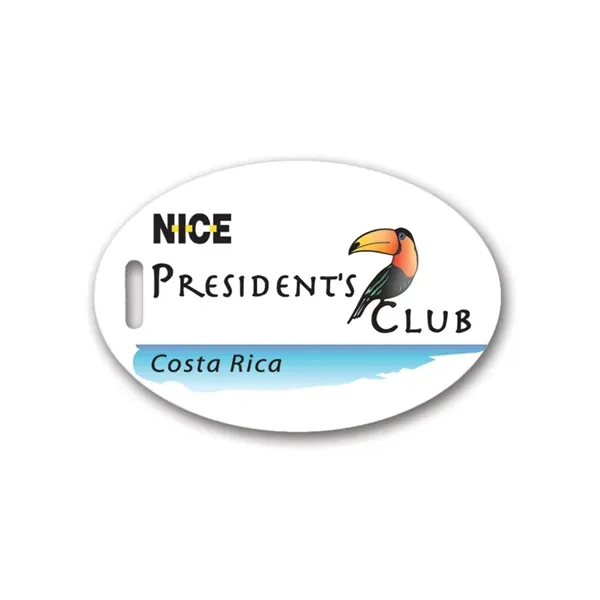 Laminated Event Tag - Oval