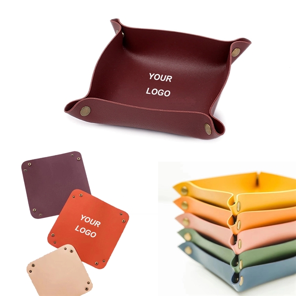 PVC Leather Catchall Tray