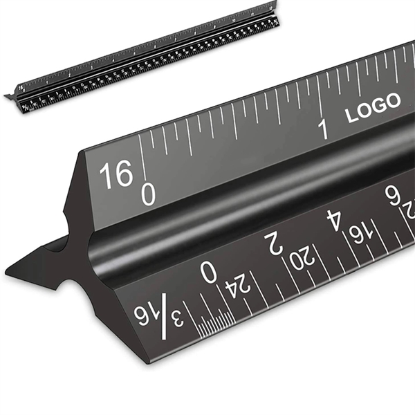 12 inches Metal Architectural Scale Ruler