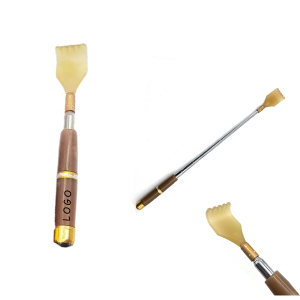 Portable Telescoping Scratcher With Magnetic Massager Beads