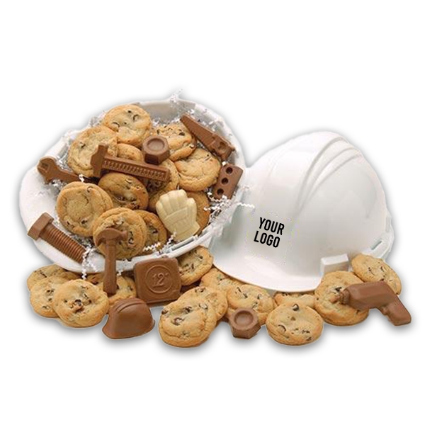 Build a Cookie and Chocolate Hard Hat