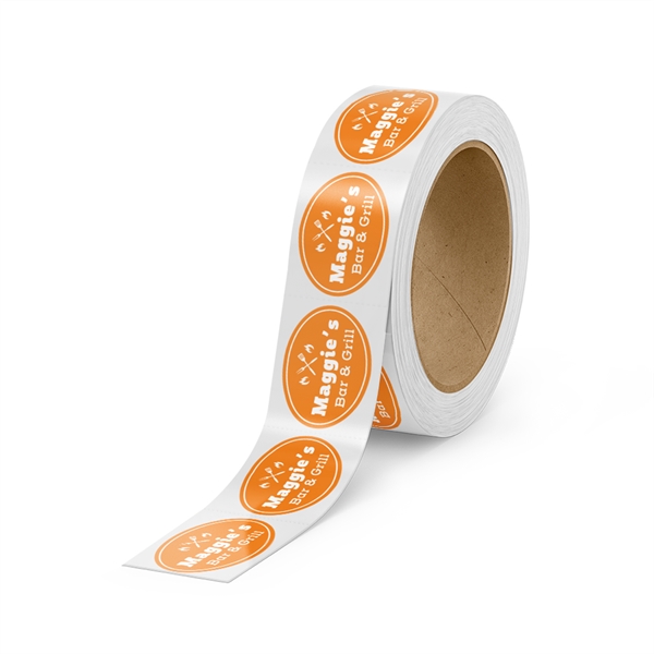 2" x 3" Oval Roll Label