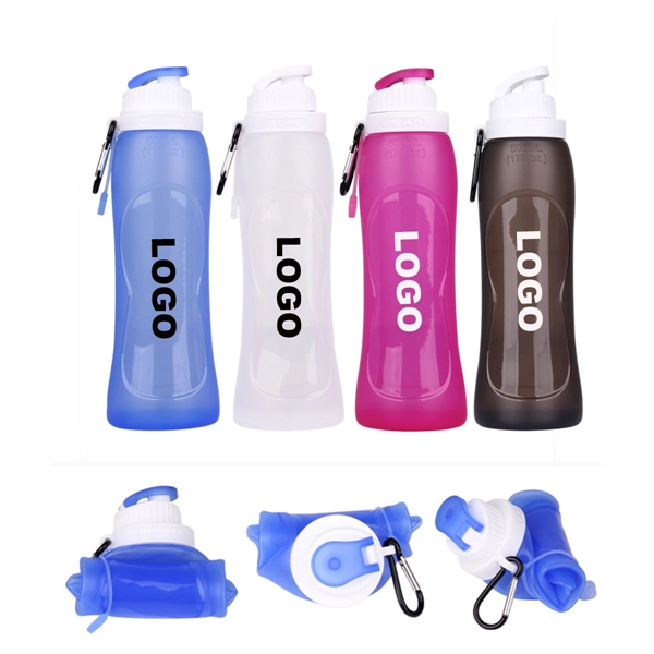 Custom Foldable Silicone Water Bottle