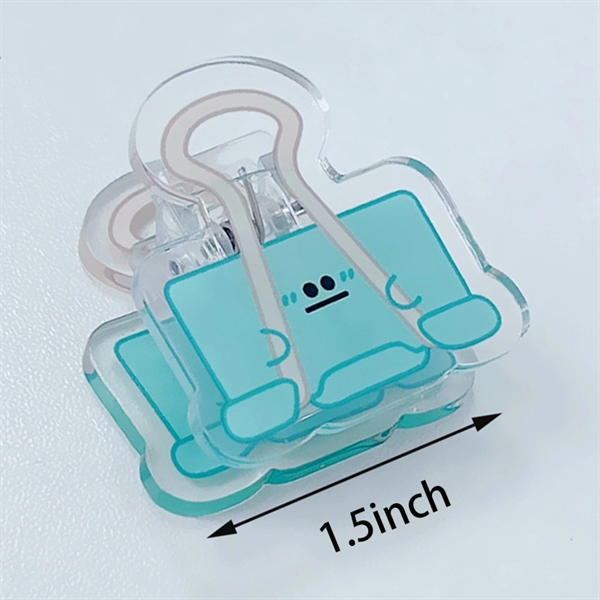 Acrylic Cute Cartoon Snack Bag Sealing Clips