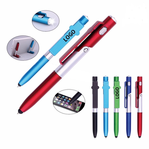 4-in-1 Multi-Function Stylus Pen