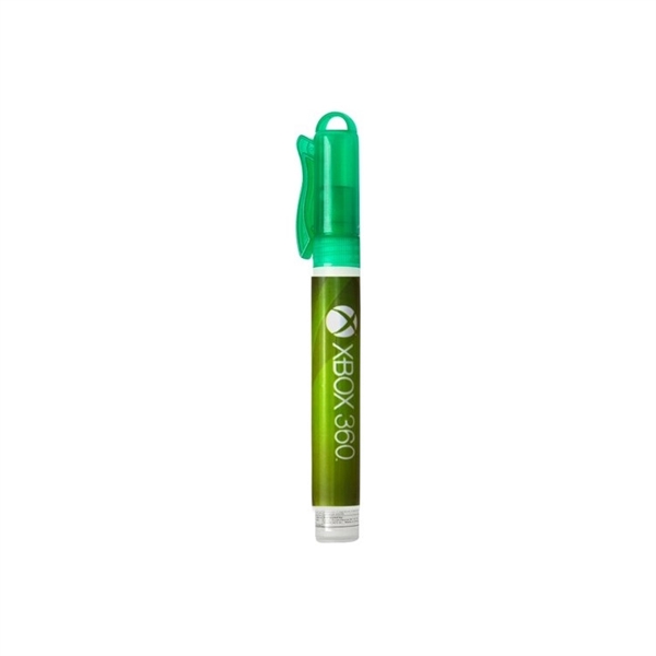 10 ml Carabiner clip pocket sunscreen spray SPF30- Green