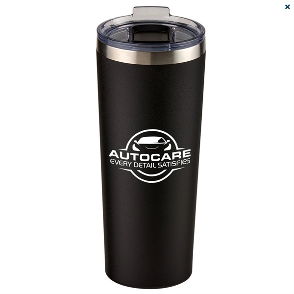 28 oz. Powder Coated Stainless Steel Travel Tumbler