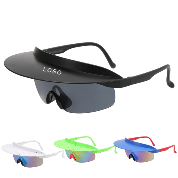UV Protection Brim Design Men And Women Cycling Sunglasses
