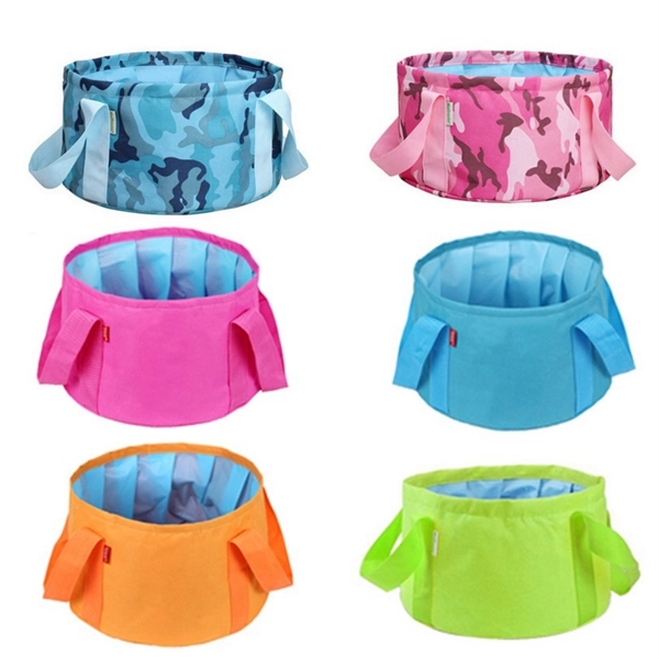 Outdoor Collapsible Bucket with Carring Pouch