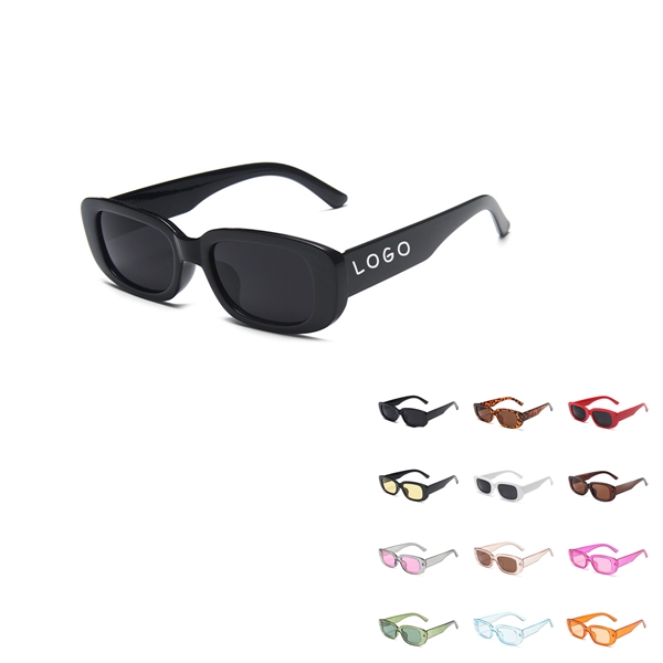 UV Protection Stylish Small Frame Rectangle Sunglasses