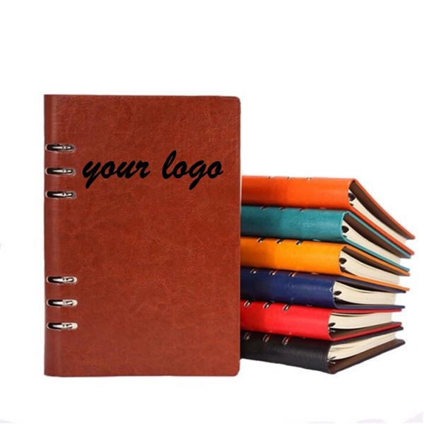 A5 PU Leather Spiral Notebook Writing Journal