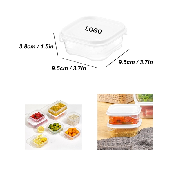 Mini PP Square Food Container Lunch Box