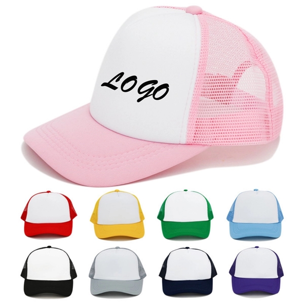 Cotton Hat children Adjustable Baseball Net Cap
