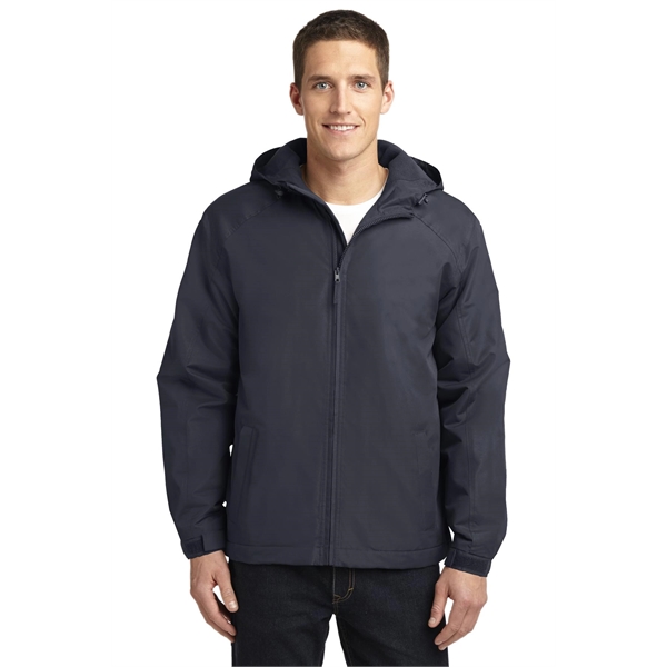 Port Authority Hooded Charger Jacket.