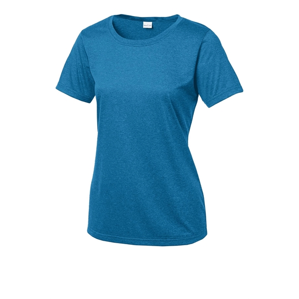Sport-Tek Women's Heather Contender Scoop Neck Tee.