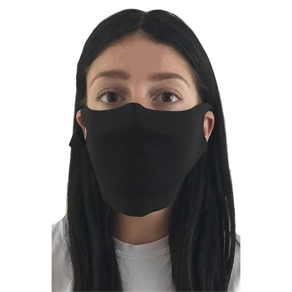 Unisex Ltweight Visc Bamboo Org Jersey Face Mask
