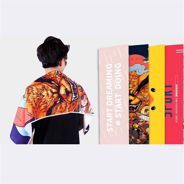 Custom Sublimated Microfiber Sports Towel