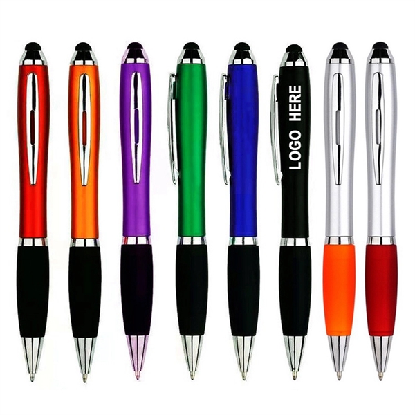 Plastic Gourd Stylus Touch Ballpoint Pen