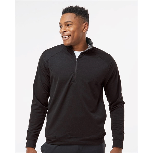 J. America Men's Omega Stretch Quarter-Zip Pullover