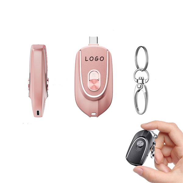 Convenient Mini Emergency Charging Power Bank Keychain