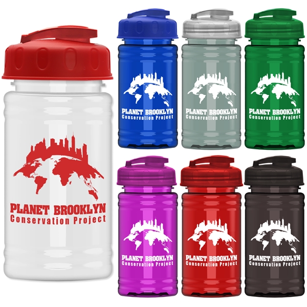 UpCycle - Mini 16 oz. rPet Sports Bottle with USA Flip Lid