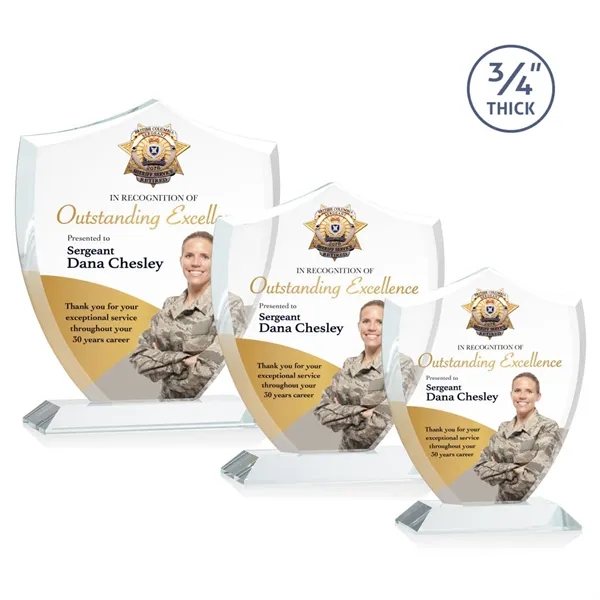 Scudo Shield VividPrint™ Award - Clear