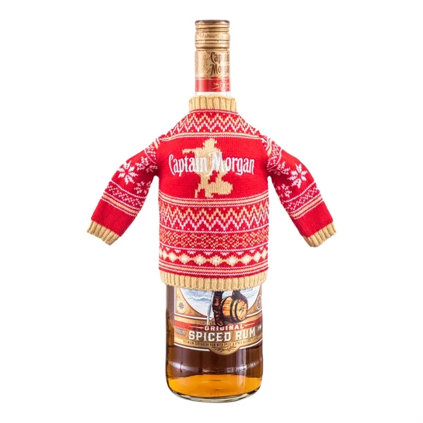 Custom Full Knit Wine Bottle & Can Christmas Sweater