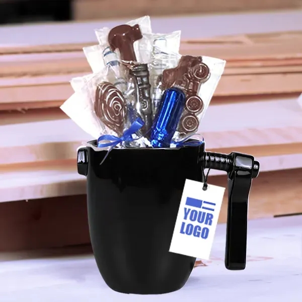 Handymans Gourmet Chocolate Tools Wrench Themed Coffee Mug