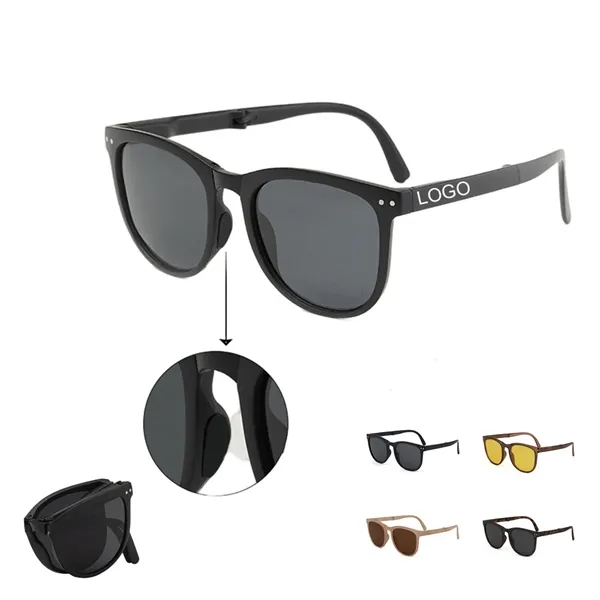 UV Protection Portable Foldable Retro Sunglasses