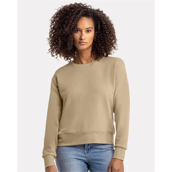 Next Level Women's Laguna Sueded Crewneck Sweatshirt