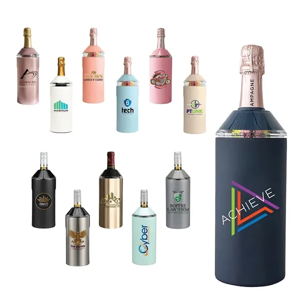 Vinglace® Wine Bottle Insulator, Full Color DIgital